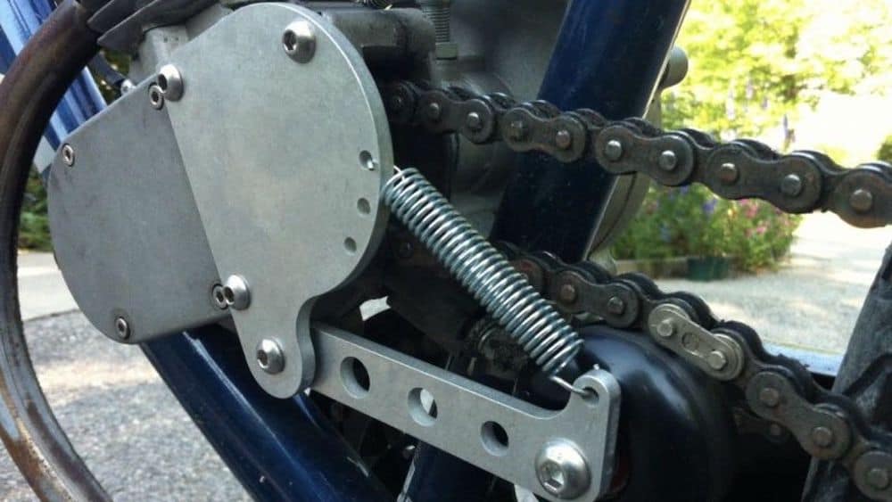 spring chain tensioner motorized bike